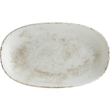 Bonna Nacrous Matt Gourmet Oval Kayık Tabak 29*17 cm