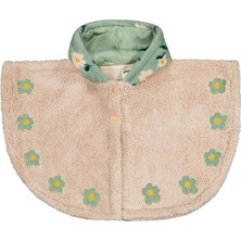 Civil Baby Çiçek Nakışlı 6-18 Ay Pelerin - Yeşil 12-18 Ay