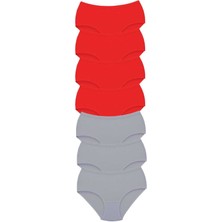 Marsilyan 7 Adet Tutku Kadın Yüksek Bel Bato Kalın Lastik Külot S6