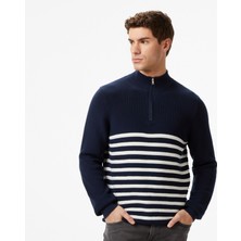 Nautica Erkek Lacivert Classic Fit Kazak S57216T.4NV