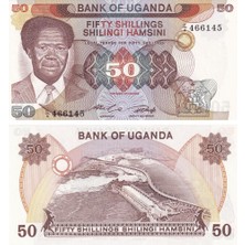 Lidya Koleksiyon Uganda 50 Şilin - 1985 - Çil
