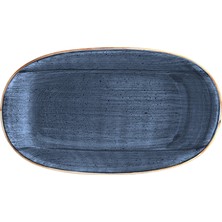 Bonna Dusk Gourmet Oval Kayık Tabak 19*11 cm