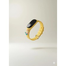 Deniz Kızı Figürlü Dijital Çocuk Kol Saati Silikon Sevimli Dokunmatik Çocuk Kol Saati