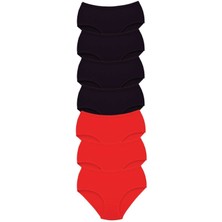 Çamaşır Kenti 7 Adet Tutku Kadın Yüksek Bel Bato Kalın Lastik Külot S1