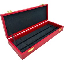 Sezgin Kutu ve Aksesuar Tesbih Kutusu 3 Lü Deri Kırmızı