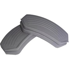 Royal Gross Silikon Tencere Tava Tutacağı Yanmaz Yapışmaz Set Gri( 1 Set 2 Adetten Oluşur )