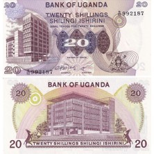 Lidya Koleksiyon Uganda 20 Şilin - 1979 - Çil