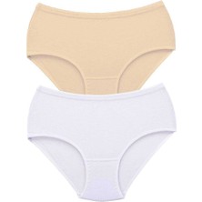 Çamaşır Kenti 2 Adet Tutku Kadın Yüksek Bel Bato Kalın Lastik Külot S9