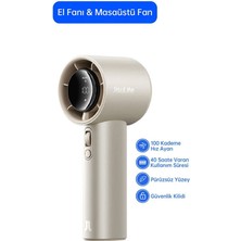 Jisulife Handheld Fan Pro1 S Taşınabilir Akıllı El Fanı 5000MAH