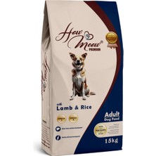 How Meow Yetişkin Köpek Kuru Maması Kuzulu ve Pirinçli 15 kg