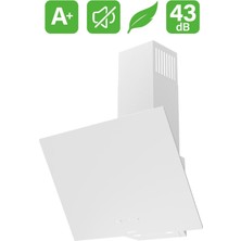 Ferre D078 Beyaz Ultra Sessiz Silentart 60 cm Ankastre Davlumbaz