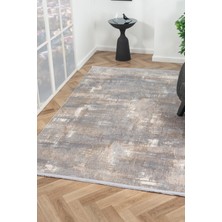 Konfor Notta 1107 Gri Yumuşak Dokulu Salon Mutfak Koridor Oturma Odası Dokuma Makine Halısı