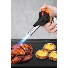 Gampus Çok Amaçlı Pürmüz Başlığı Lpg Kartuş ve Normal Çakmak Gazı Uyumlu + 1 Adet Gaz Hediye 2li Set