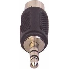 Segah Müzik Jack Dönüştürücü - 3.5 mm Stereo Erkek - 1 Rca Tos Dişi Çevirici Jack