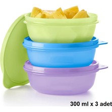 Tupperware Saklama Kabı 300 ml X3 Adet
