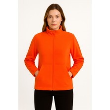 Kae Laurean Unisex Anti-Pilling Tüylenme Yapmayan Standart Fit Tam Fermuarlı Soğuk Geçirmez Polar Hırka