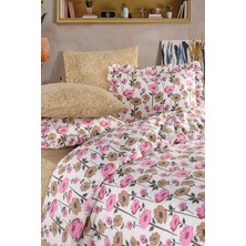 Uçkan Home %100 Pamuk Fırfırlı Çift Kişilik Nevresim Seti