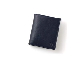 Helmbrook London Colin Erkek Lacivert Deri Cep Tasarım Çok Bölmeli Rfid Korumalı Cüzdan