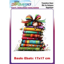 F17 Ajans Ütü ile Yapışan Tişört Tekstil Baskı A4 Ebatında Kolay Uygulama Özellikli