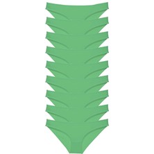 Çamaşır Kenti 9 Adet Süper Eko Set Likralı Kadın Slip Külot Yeşil