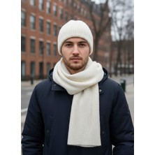 Derikem Erkek Yün Kışlık Selanik Örme Bere Atkı Ikili Set Takım