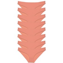 Çamaşır Kenti 8 Adet Süper Eko Set Likralı Kadın Slip Külot Pudra