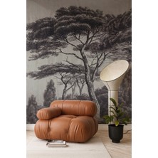 Arkhearts Silva – Doğanın Gravürlü Sessizliği | Kendinden Yapışkanlı Duvar Kağıdı