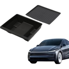 Ramm Tesla Juniper Ön Koltuk Arkasına Takılan Kapaklı Saklama Alanı Siyah