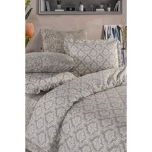 Uçkan Home %100 Pamuk Fırfırlı Çift Kişilik Nevresim Seti