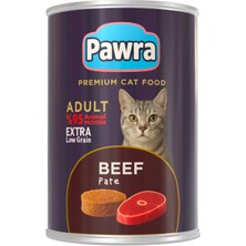 Pawra Yetişkin Kedi Dana Etli Pate Konserve 400 gr