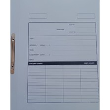 Turuncubeyaz Büro Ofis Dava Icra Avukat Dosyası Beyaz   50'li