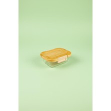 Bambum Satina - Kilitli Cam Saklama Kabı 370 ml