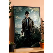 E2 Nova Harry Potter Hogwarts Savaşı Çerçeveli Tablo - Lüks Seçilmiş Kişi Karakter Posteri Duvar Dekoru