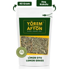 Gülçehre Yörem Afyon Doğanın Ferah Nefesi Limon Otu, Lemon Grass, (Cymbopogon Citratus) | 40GR.