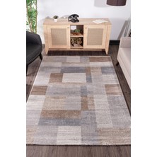 Konfor Halı Motto 4478 Bej Yumuşak Dokulu Salon Mutfak Koridor Oturma Odası Dokuma Makine Halısı