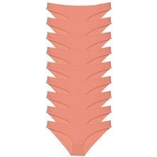 Çamaşır Kenti 9 Adet Süper Eko Set Likralı Kadın Slip Külot Pudra