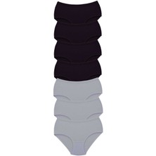 Marsilyan 7 Adet Tutku Kadın Yüksek Bel Bato Kalın Lastik Külot S3