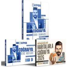 2026 Kpss Coğrafya Ders Notları - Soru Bankası ve Haritalarla Coğrafya Seti Benim Hocam Yayınları