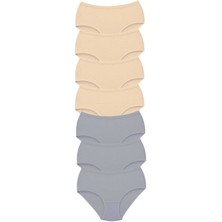 Marsilyan 7 Adet Tutku Kadın Yüksek Bel Bato Kalın Lastik Külot S8