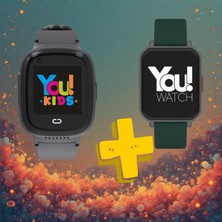 You Watch Akıllı Çocuk Saati KN8100.S + Yetişkin Akıllı Saat Hediye