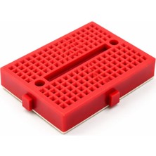 Marxlow BB-601 Kırmızı Breadboard 170 Point – Mini ve Pratik Prototipleme Platformu