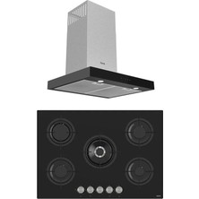 Ferre Mega Plus Serisi 2'li Cam Ankastre Set (D100-RS035)