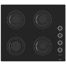 Ferre Mega Plus Serisi 4 Gözlü Siyah Ankastre Ocak (CS205)