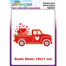 F17 Ajans Örgü Görünümlü Ütü ile Yapışan Tişört Tekstil Baskı