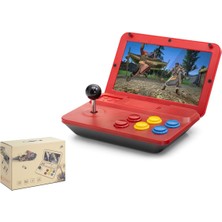 Nodar ND753 A13 Retro Mini Oyun Konsolu 10.0\" Katlanabilir Ekran Kırmızı