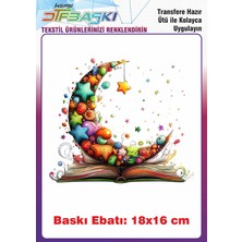 F17 Ajans Kitap Özel Tasarım Ütü ile Yapışan Tişört Tekstil Baskı