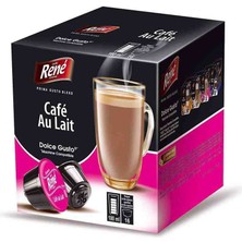 Dolce Gusto Makinesi ile Uyumlu Cafe Au Lait 16 Kapsül