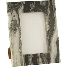 Laromita Decoration Siyah Mermer Fotoğraf Çerçevesi