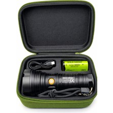 Goldorion Gold Orion OR-T40 100W 6000 Lümen Şarjlı El Feneri | 38650 Batarya | 5 Işık Modu | Taşıma Çantalı