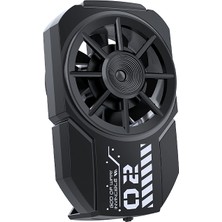 Erdineks Metal Yüzeyli Profesyonel Telefon Soğutucu Fan - Gamer Oyuncu Tipi Hızlı Soğutma
